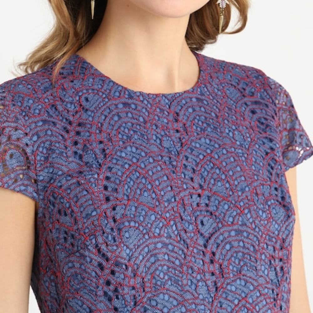 Banana Republic Asymmentrical Lace Dress.